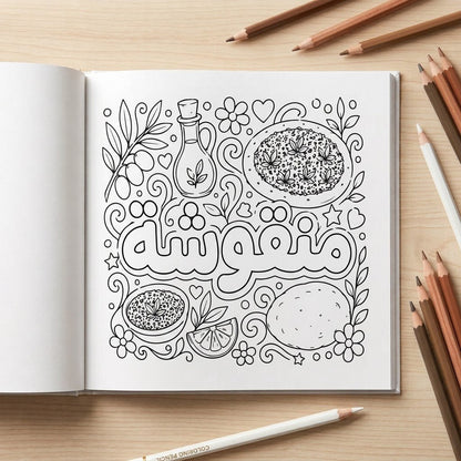 My Lebanon mandala coloring book - Otloubnow