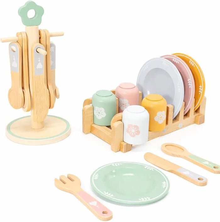 My little dinnerware wood set - Otloubnow