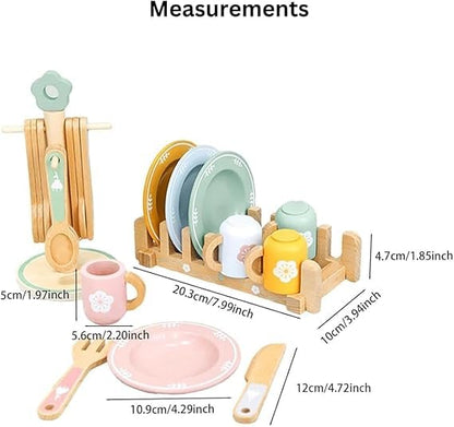 My little dinnerware wood set - Otloubnow