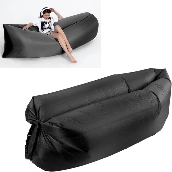 Outdoor Black Waterproof Portable Inflatable sofa - Otloubnow