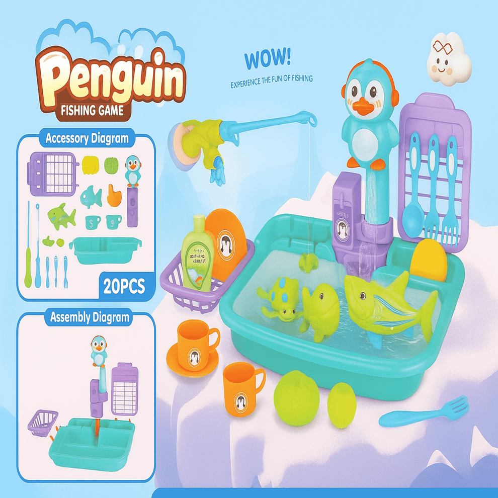 Penguin fishing game set – Otloubnow