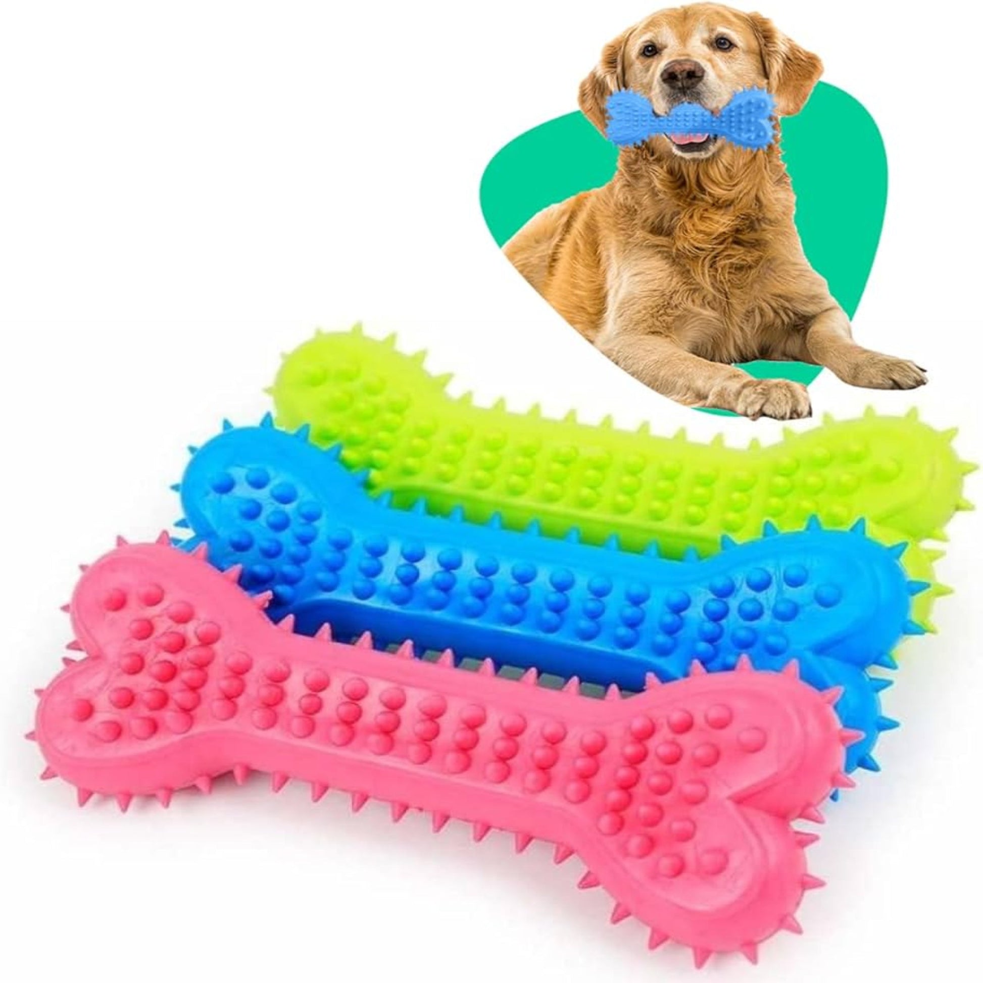 Pet Tooth Cleaning Bone Toy - Otloubnow