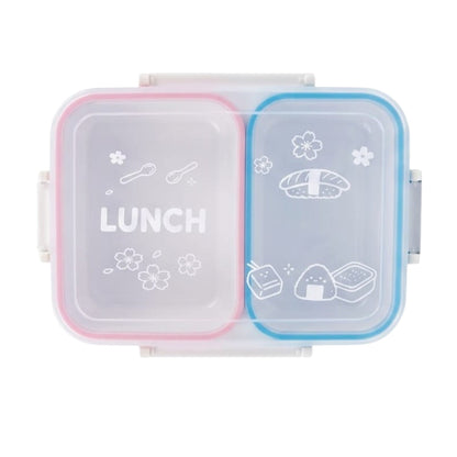 Plastic lunch box with transparent lid - Otloubnow