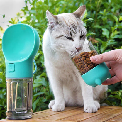 Portable Pet Feeder Bottle: 4 - in - 1 - Otloubnow