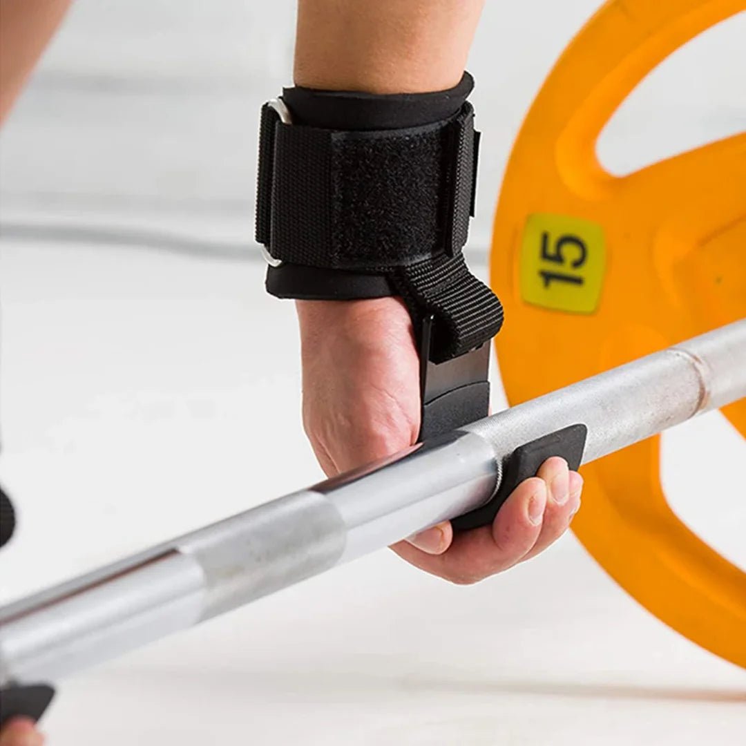 Powerlifting hook grip straps - Weight lifting hook straps - Otloubnow