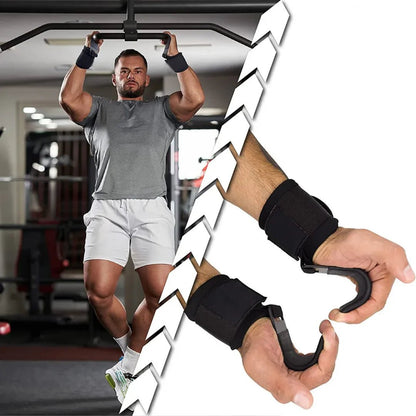 Powerlifting hook grip straps - Weight lifting hook straps - Otloubnow