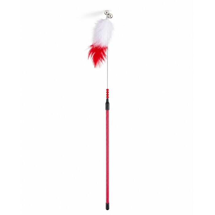 Premium Metallic Cat Teaser Wand – Interactive Play Toy - Otloubnow