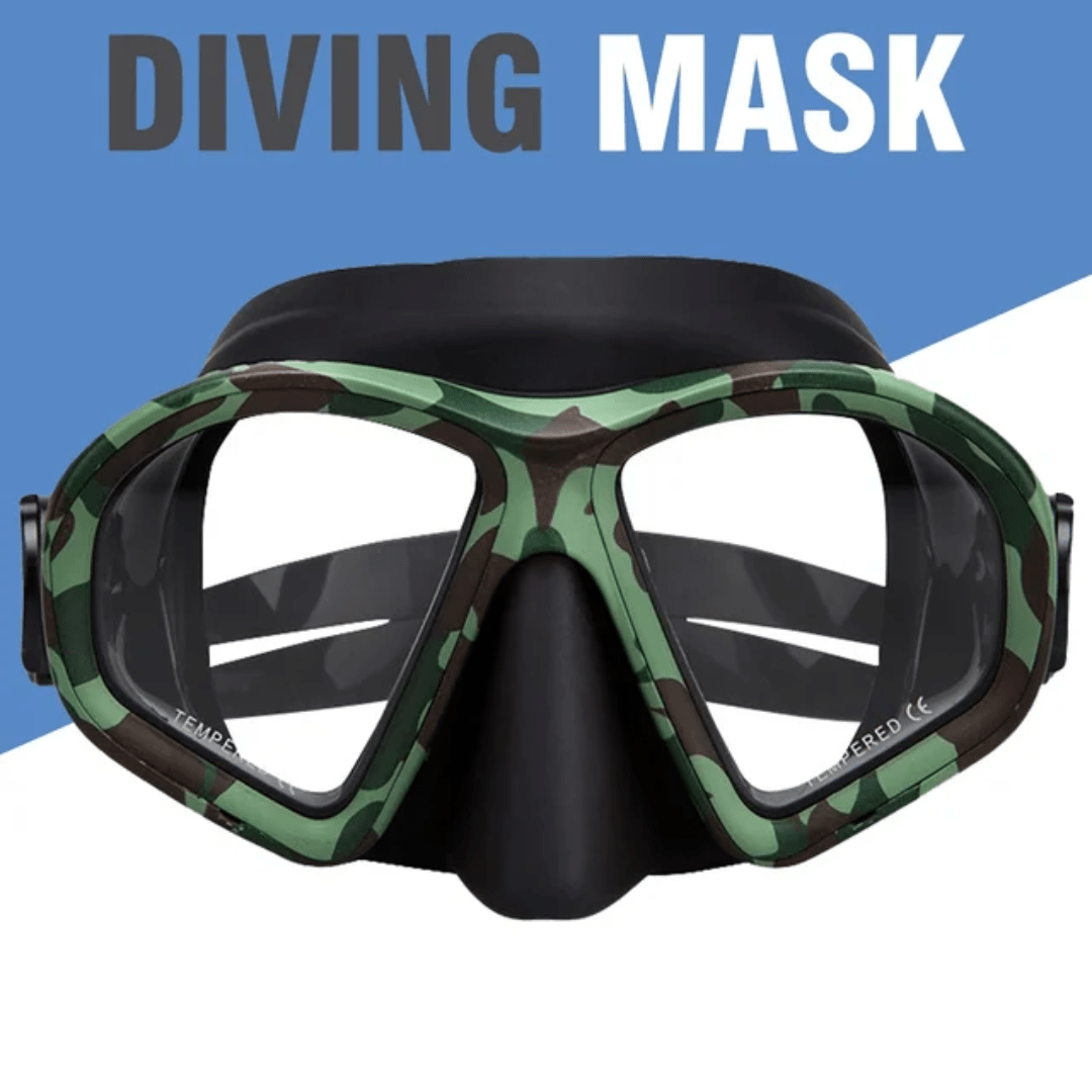 Professional Tempered Glass Diving Mask - Otloubnow