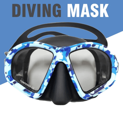 Professional Tempered Glass Diving Mask - Otloubnow