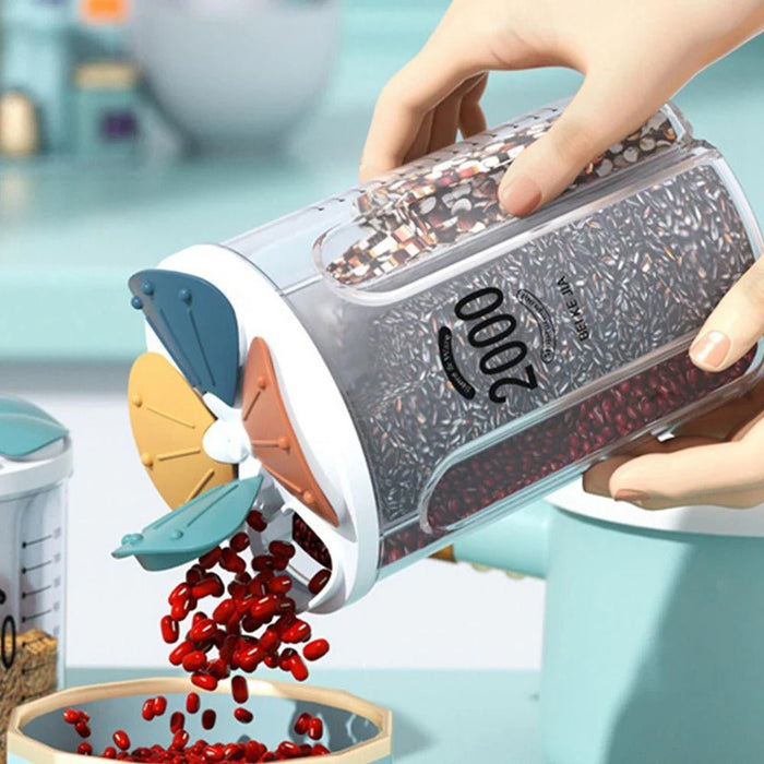 Quad - Section Kitchen Dry Food Organizer - Otloubnow