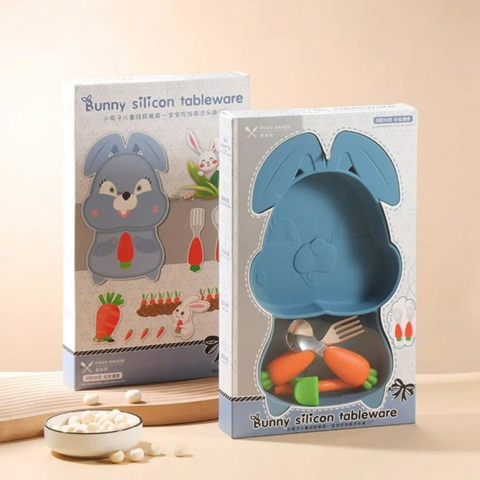Rabbit silicone tableware - Otloubnow