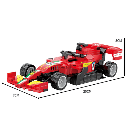 Racing car garage blocks set - Otloubnow