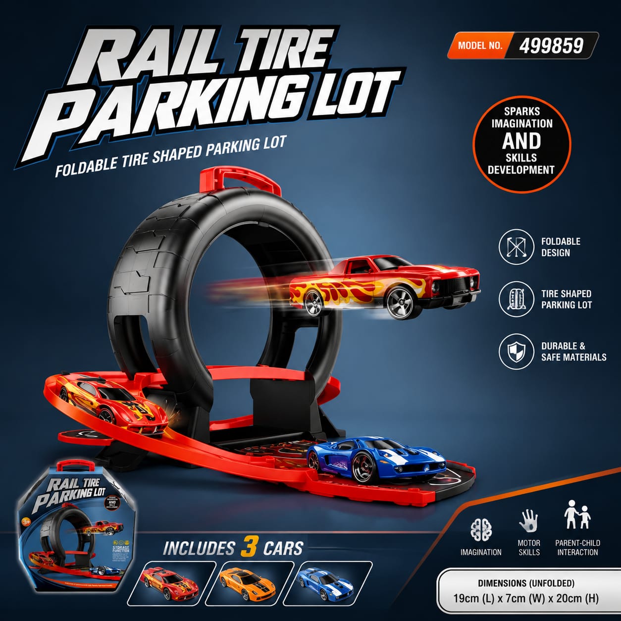 Rail Tire Parking Lot - Otloubnow