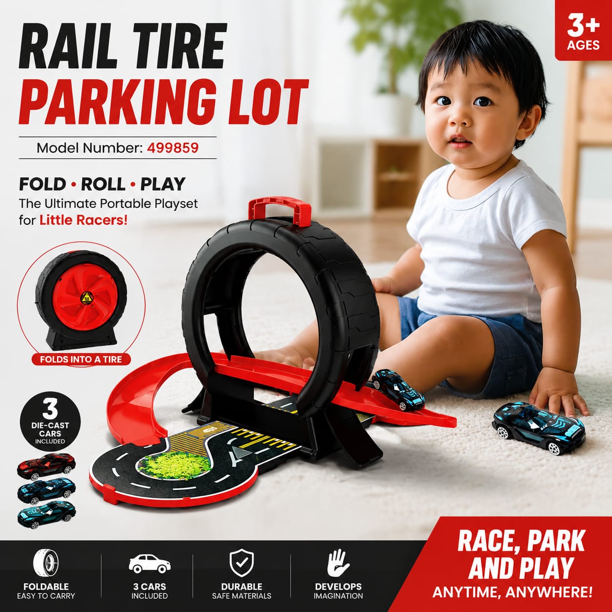 Rail Tire Parking Lot - Otloubnow