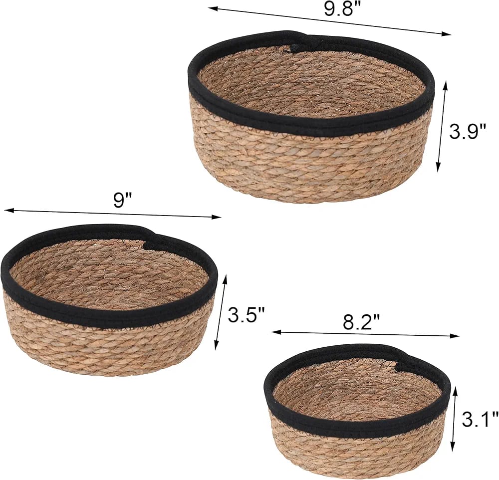 Rattan basket set of 3 - Otloubnow