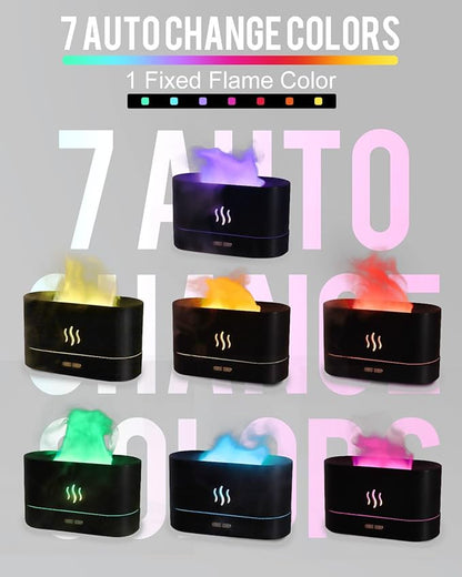 RGB Flame Fire Humidifier - Otloubnow