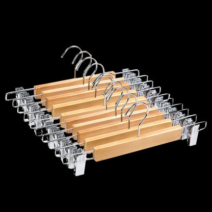 Wood skirt hanger