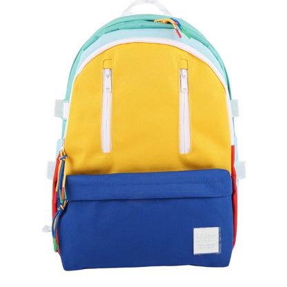 Locker Soda pop backpack and pencil case - yellow and royal blue