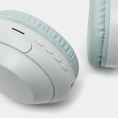 Light green headphones