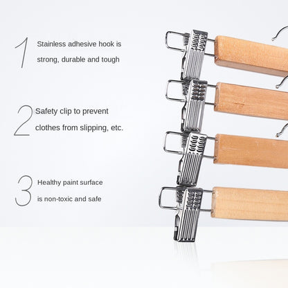 Wood skirt hanger