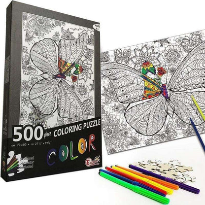 500 pcs color puzzle