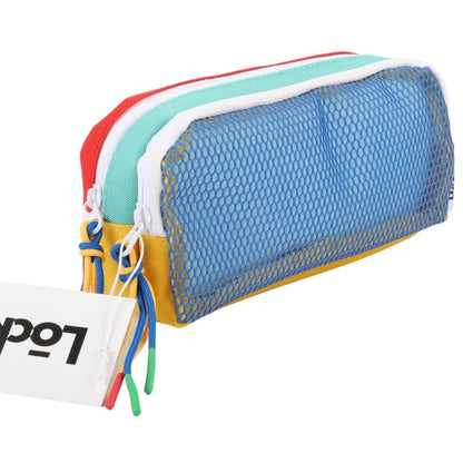 Locker Soda pop backpack and pencil case - yellow and royal blue