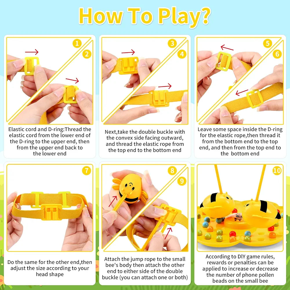 Bee gathering pearls game