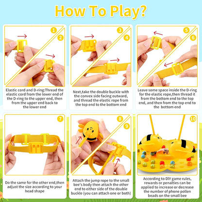 Bee gathering pearls game