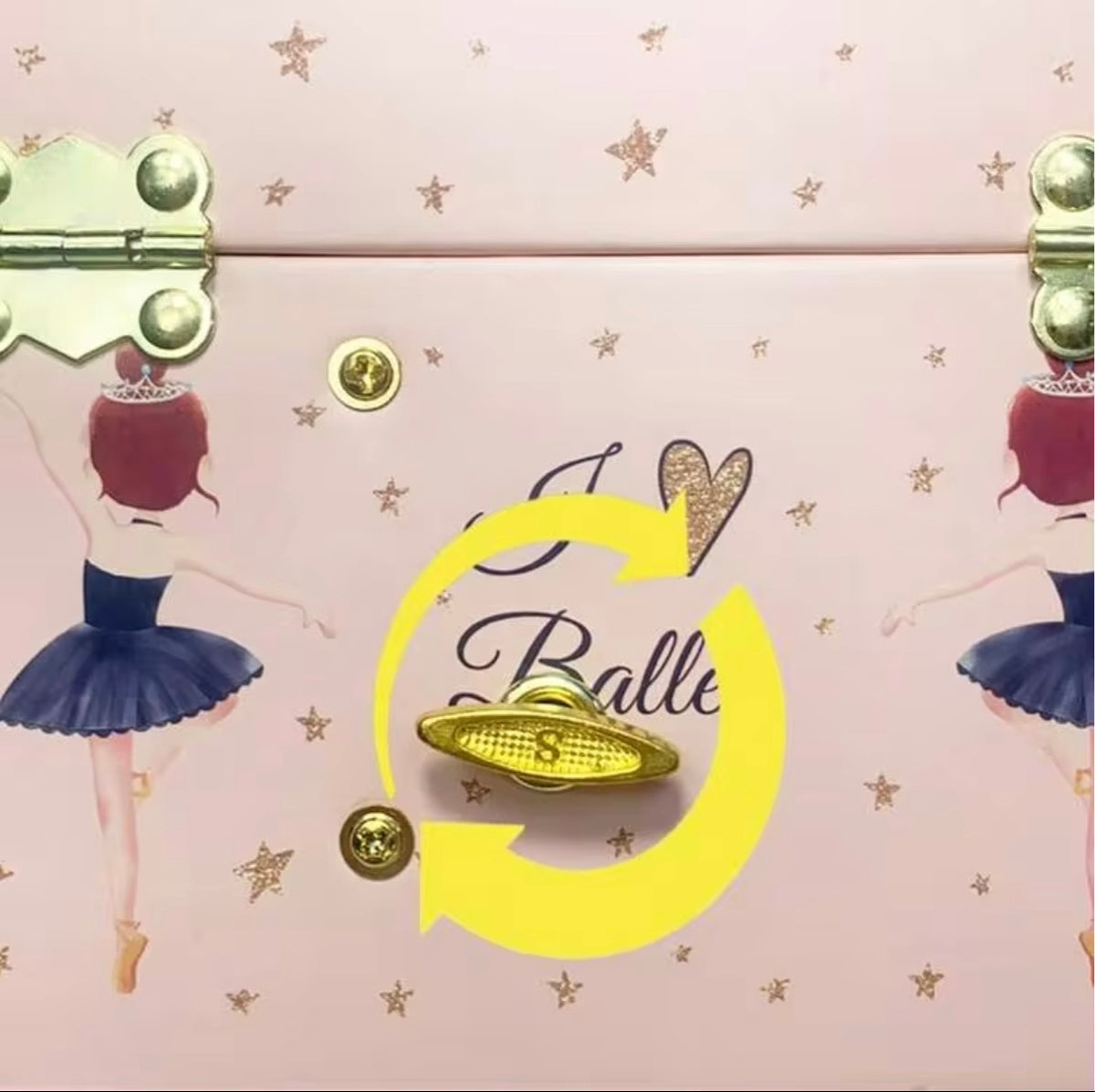 Ballerina jewelry music box
