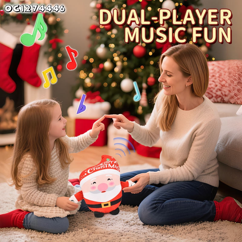 Musical Santa sensory plush
