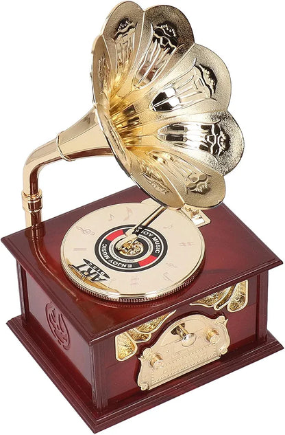 Vintage gramophone music box - 23 cm