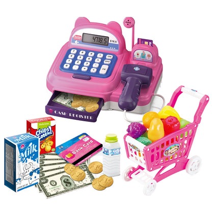 Cash register and trolley set