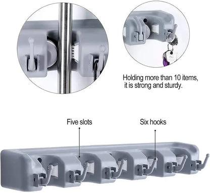 Large wall mounted hanger (5 slots)