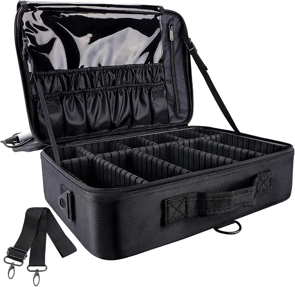 Large travel makeup case
