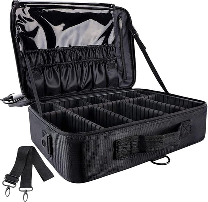 Large travel makeup case