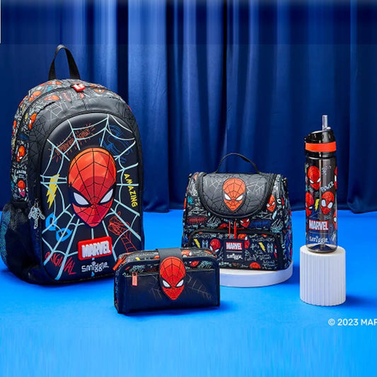 Smiggle spiderman set of 4