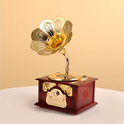 Vintage gramophone music box - 23 cm