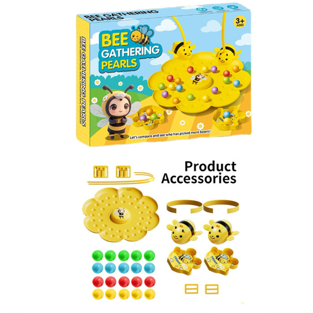 Bee gathering pearls game