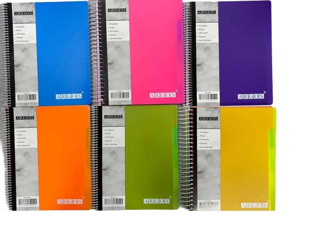 Argos Copybook A4 - 5 Subject