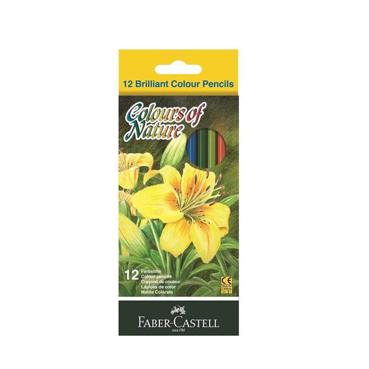 Faber castell colors of nature - 12 coloring pencils