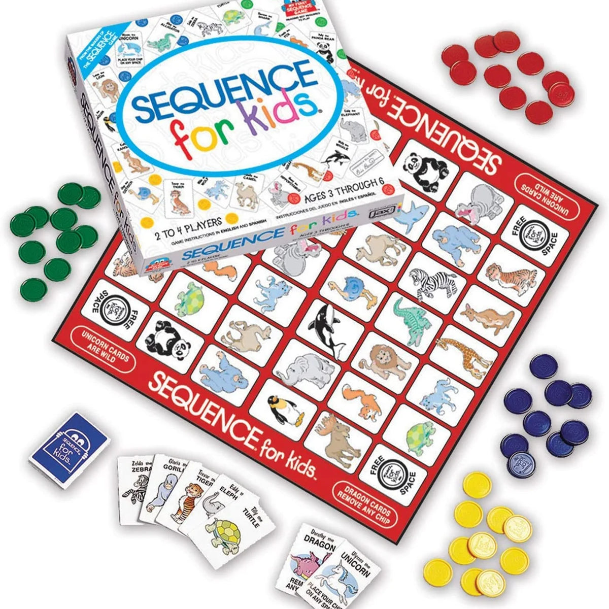 Sequence kids board game