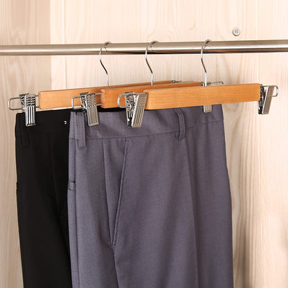 Wood skirt hanger