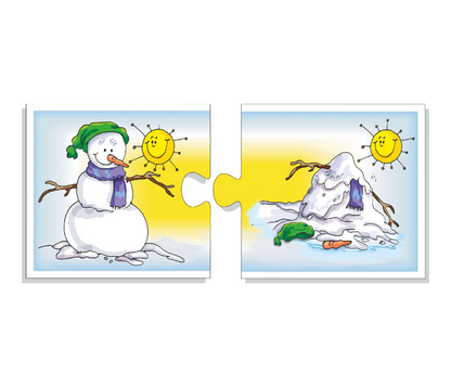 Action reaction educational puzzle