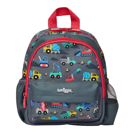 Smiggle tiny vehicles backpack