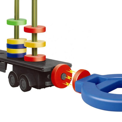 Magnetic trailer educational game