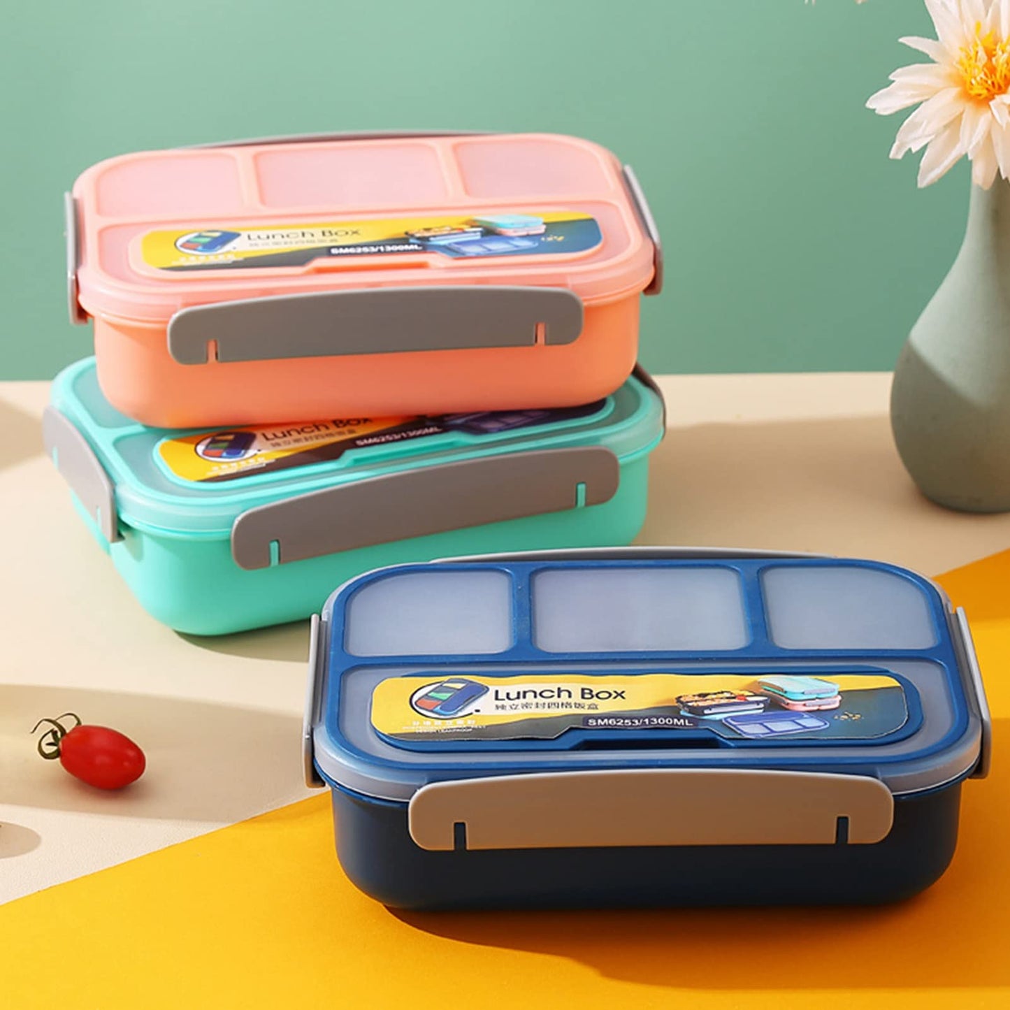 Silicone lunch box 1300 ml
