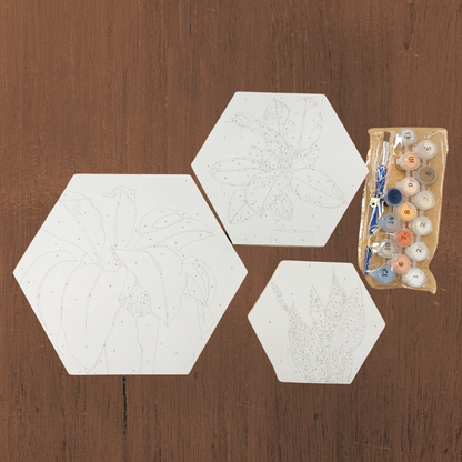 Paint by numbers 3 canvas set