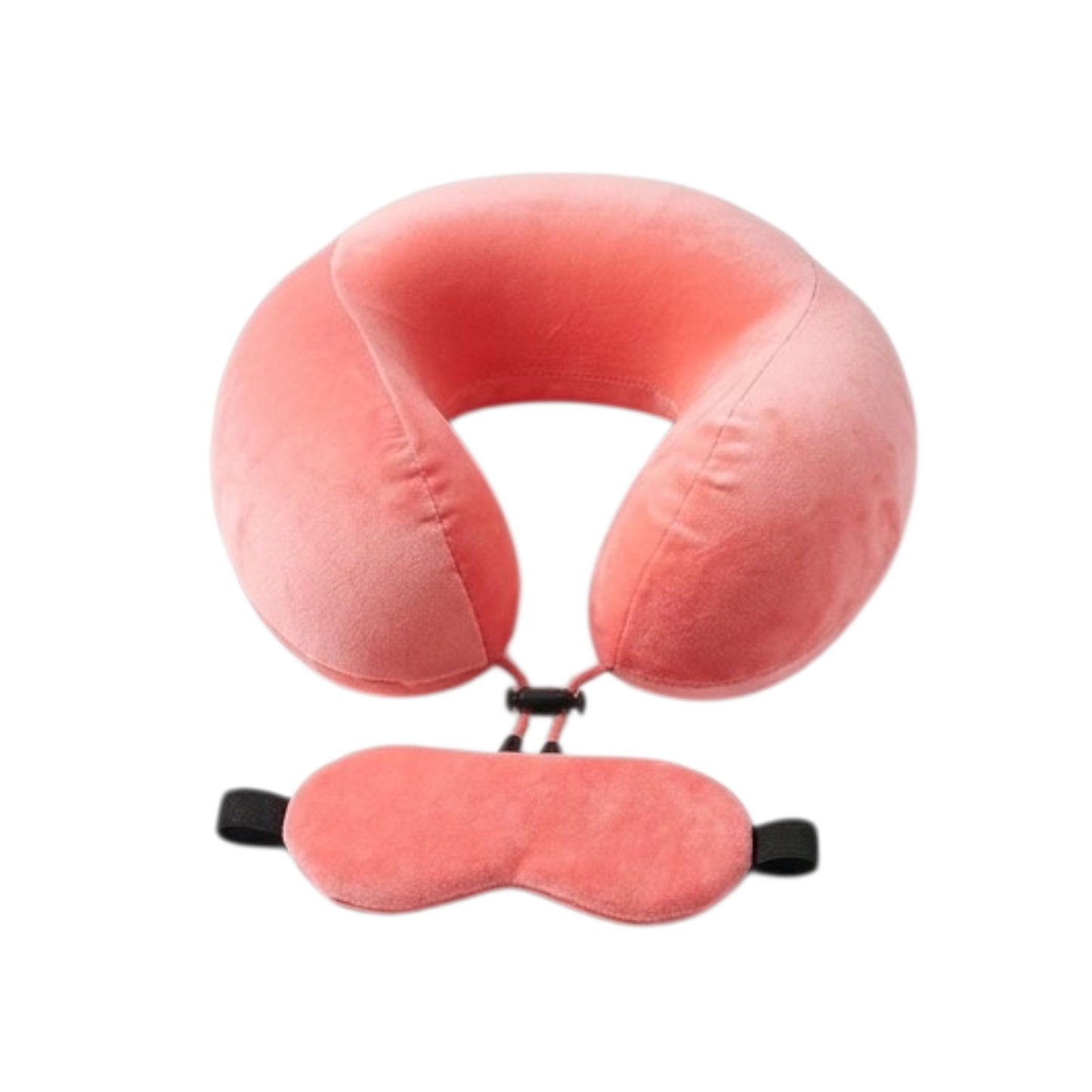 Neck pillow with eye mask