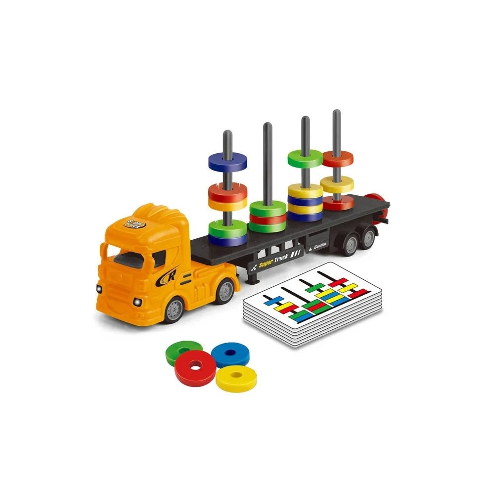 Magnetic trailer educational game