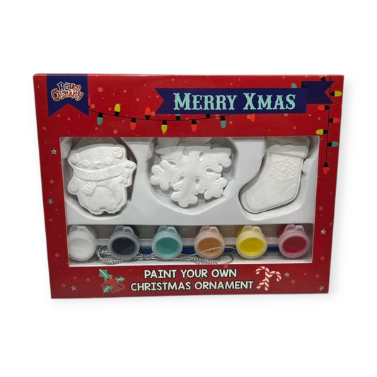 Pain your own Christmas ornaments